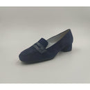 Mocassino f.gomma in camoscio e mascherina