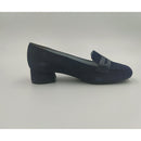 Mocassino f.gomma in camoscio e mascherina