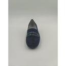 Mocassino f.gomma in camoscio e mascherina