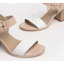 Sandalo donna in pelle