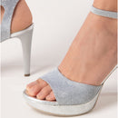 Sandali donna in pelle