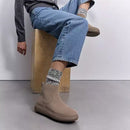 Iq-comff stivaletti in camoscio con zip