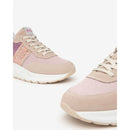 Sneakers donna in pelle, suede e tela