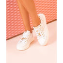 Sneakers donna in pelle