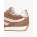 Sneakers da donna in pelle scamosciata, pelle e materiali tecnici