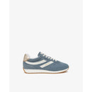 Sneakers da donna in pelle scamosciata, pelle e materiali tecnici
