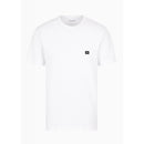 Emporio armani t-shirt in piquet stretch