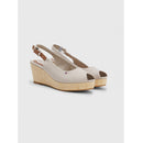 Iconic elba sling back wedge