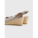 Iconic elba sling back wedge