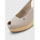 Iconic elba sling back wedge