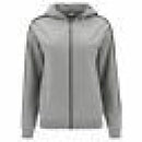 Felpa fullzip cappuccio banda pizzo lurex