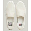 Sneakers in tela senza allacciatura