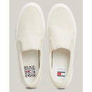 Sneakers in tela senza allacciatura