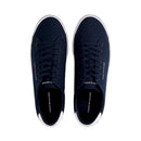 Sneakers in tela con logo in rilievo