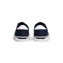 Sneakers in tela con logo in rilievo