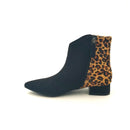 Stivaletto in camoscio c/animalier