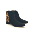 Stivaletto in camoscio c/animalier