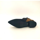 Stivaletto in camoscio c/animalier