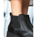 Nero giardini stivaletti chelsea donna in pelle