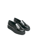 Nero giardini mocassino plateau vernice