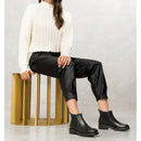 Nerogiardini beatle elastici camoscio donna