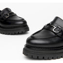 Nero giardini mocassino donna in pelle