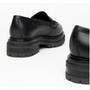 Nero giardini mocassino donna in pelle