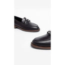 Mocassini donna in pelle