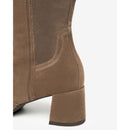 Stivali donna in suede e materiale tecnico