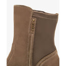 Tronchetti donna in suede e materiale tecnico