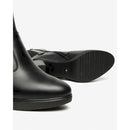 Stivali donna in pelle e tessuto