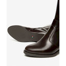 Stivali donna in pelle e tessuto