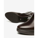 Stivali donna in pelle e tessuto