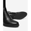 Stivali donna in pelle e tessuto