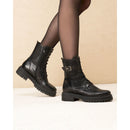 Anfibi donna in pelle