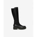 Stivali donna in pelle e materiale tecnico