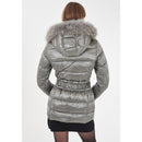 Yes zee piumino 3/4 con cappuccio pelo