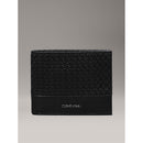 Calvin klein portafoglio rfid in pelle con logo