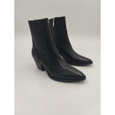 Stivaletto texano in pelle c/cerniera