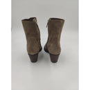 Stivaletto texano in camoscio c/cerniera