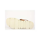 Sandalo con platform in pelle