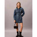 Calvin klein camera bag con monogramma stampato