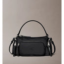 Calvin klein borsa da spalla morbida in satin e nylon