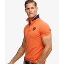 Pique monogram polo