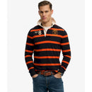 Double emblem stripe rugby
