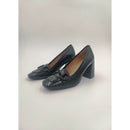 Mocassino c/tacco 75 in naplak