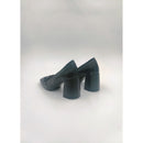 Mocassino c/tacco 75 in naplak