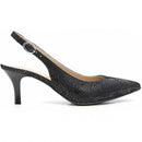 Decolletè aperte dietro stampata