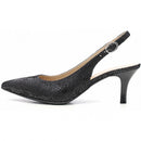 Decolletè aperte dietro stampata