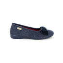 Pantofola dear con fiocco